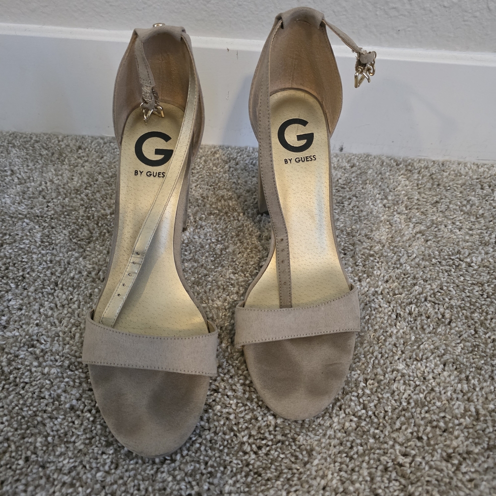 Guess Women's Tan Heeled Sandals